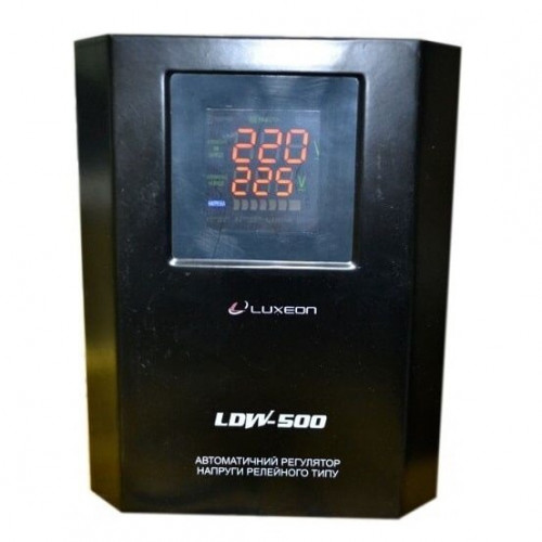 Стабілізатор напруги LUXEON LDW-500 (чорний)