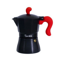 Кофеварка гейзерная Con Brio CB-6603 (3ч,150мл) красная