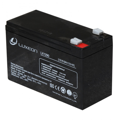 Аккумулятор свинцово-кислотный LUXEON LX1290