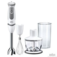 Блендер погружной BRAUN MQ 5035 WH Sauce (750Вт, 22ск, стакан, изм.0,5л, венчик)