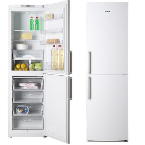 Холодильник АТЛАНТ ХМ 6325-101 (202см,зона свежести,навесная ручка,2х компр.)