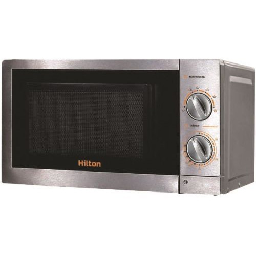 Микроволновая печь СОЛО HILTON HMW-202 (серый+нерж.)