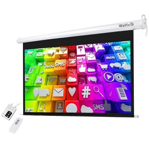 Экран для проектора моториз. WALFIX TLS-4 (120