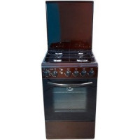 Плита газовая CEZARIS ПГ 2100-14K(ст.крышка,поджиг стола,духовки,подсветка,ящик,газ контроль,таймер)