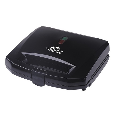 Бутербродница MONTE MT 3502 Black (800Вт, Гриль)