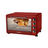 Электродуховка VILGRAND VEO484RCL Red (48л, 2000Вт, конвекция, гриль, свет)