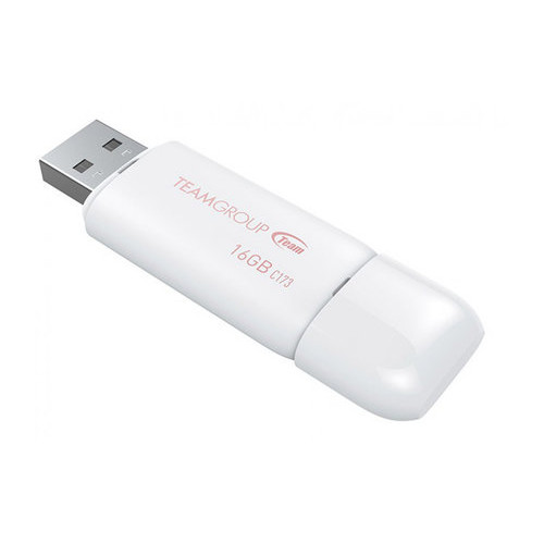 Флеш-память USB 16Gb Team C173 Pearl White (TC17316GW01)