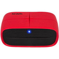 Акустическая система BRAVIS BW08 Red (3Вт, время работы - 4 часа. Батарея - 400мАч, Защита - IP54)