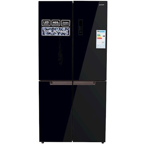 Холодильник Side By Side DELFA SBS 545G Columbia черное стекло 