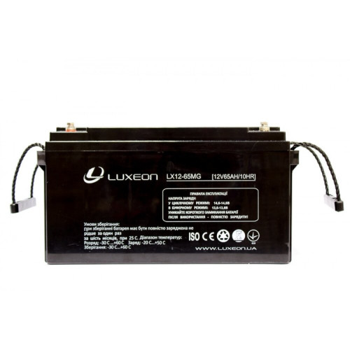 Аккумулятор мультигелевый LUXEON LX12-65MG
