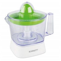 Соковыжималка SCARLETT SC-JE50C05 (40Вт, 0,8л, 1ск., цитрус, белый_зеленый)