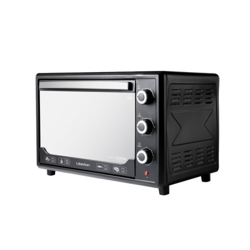 Электродуховка LIBERTON LEO-480 Black Mirror