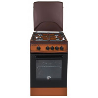 Плита газовая MILANO ML50 G1/01 коричневая (50*60,крышка метал)