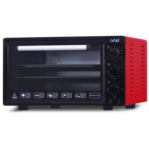 Електрична піч ARTEL MD-3216 Black Red 32л