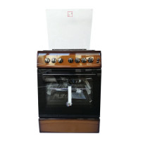 Плита комбинированная MILANO ML60 EF50 коричневая (60*60,конвекция,гриль,вертел,подсветка,розжиг)