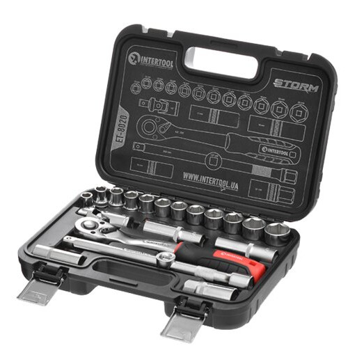 Набор инструмента INTERTOOL ET-8020 (20 ед.)