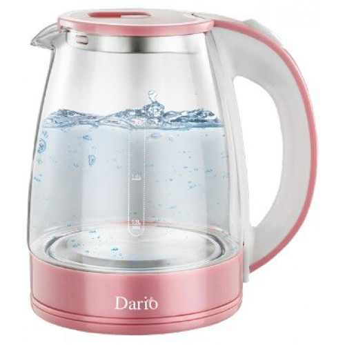 Чайник DARIO DR1802 PINK (1,8 л; 1,8 кВт) Стекло