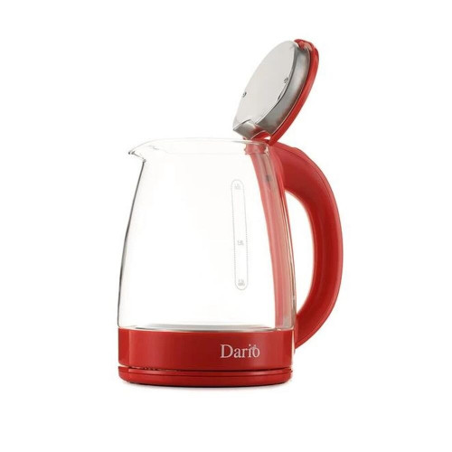 Чайник DARIO DR1802 RED (1,8 л; 1,8 кВт) Стекло