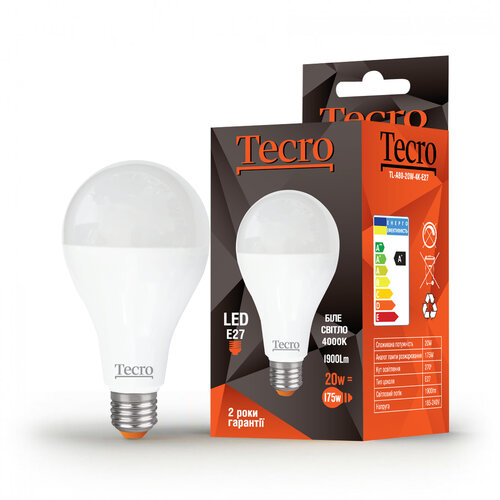 Лампа LED TECRO TL-A80-20W-4K-E27