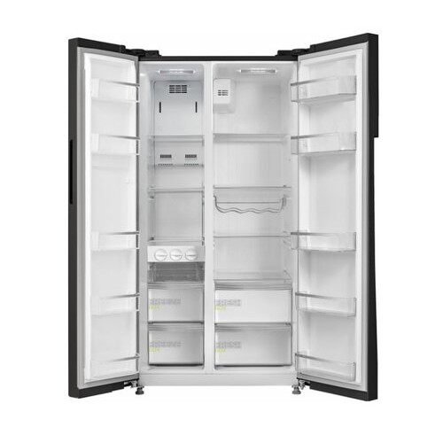 Холодильник Side By Side MIDEA HC-689WEN JB черный 
