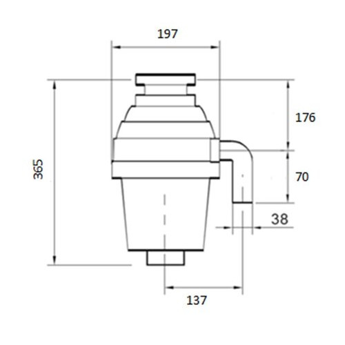 Измельчитель пищевых отходов INTERLINE HELPER