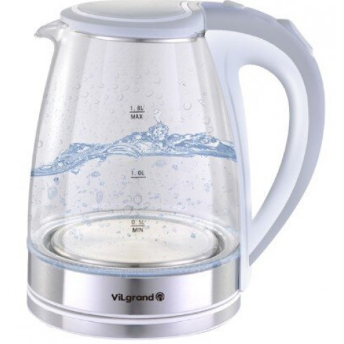 Чайник VILGRAND VL1188GK white(стекло)