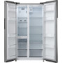 Холодильник Side By Side MIDEA HC-689WEN WG белое стекло 