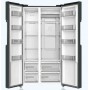 Холодильник Side By Side MIDEA HC-702WEN CG мокрый асфальт