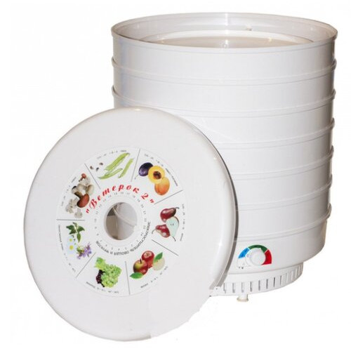 Сушка для овощей ВЕТЕРОК-2 ЕСОФ-0,6/220 белый (6 секций+лоток для пастилы)