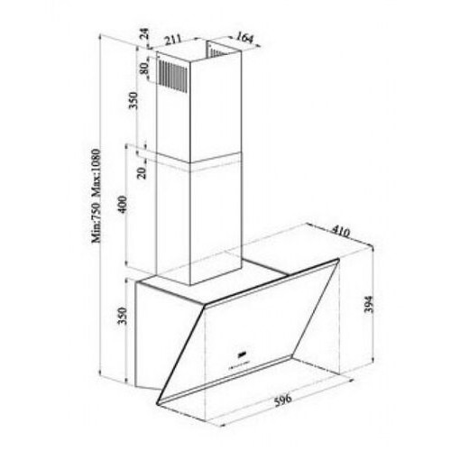 Вытяжка наклонная BEKO HCA63640B
