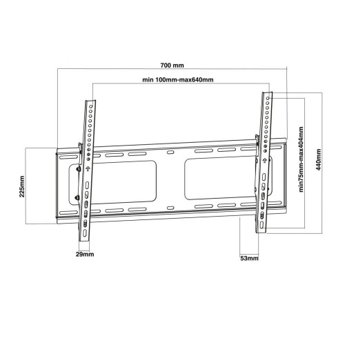 Кронштейн для ТВ DIGITAL DRP-T46