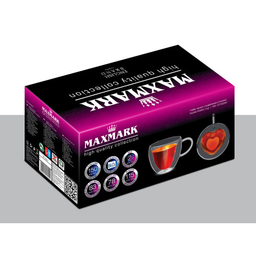 Набір чашок із подвійними стінками MAXMARK MK-2745DW