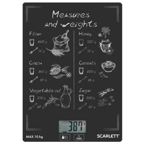 Весы кухонные SCARLETT SC-KS57P64