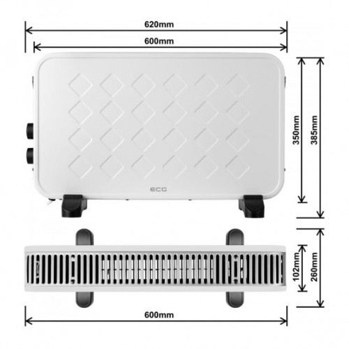 Конвектор ECG TK 2070 White