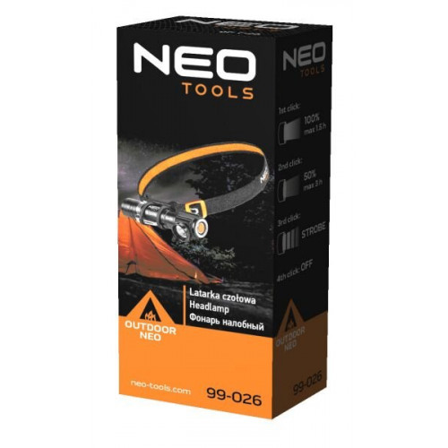 Ліхтарик налобний NEO Tools 99-026