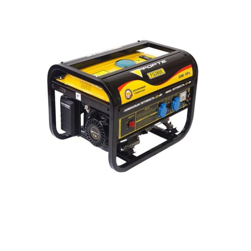 Генератор бензиновый FORTE FG3800 (3000Вт,15л,50кг, 550гр/кВт*час, 4-такт двиг)