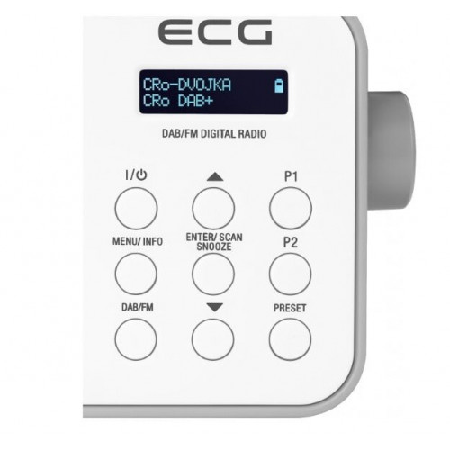 Радіоприймач ECG RD 110 DAB Білий
