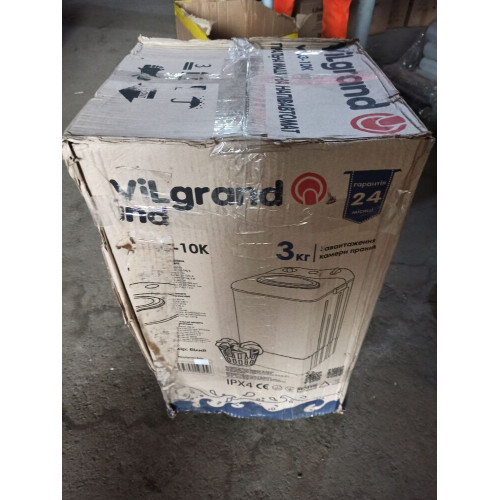 Уценка - Стиральная машина полуавтомат VILGRAND V103-10К белый (Упаковка не товарного Вида)