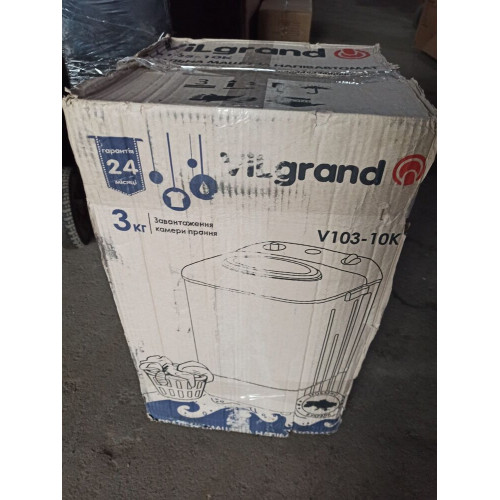 Уценка - Стиральная машина полуавтомат VILGRAND V103-10К белый (Упаковка не товарного Вида)