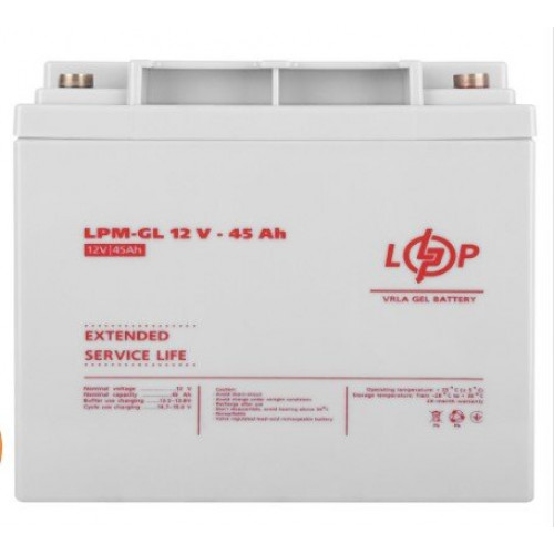 Аккумулятор гелевый LogicPower LPM-GL 12V - 45 Ah (LP20269)