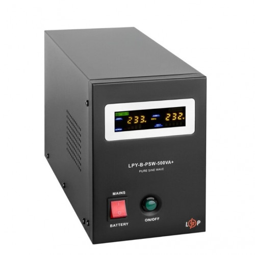 ИБП LogicPower LPY-B-PSW-500VA+ (350Вт) 5A/10A с правильной синусоидой 12V (LP4149)