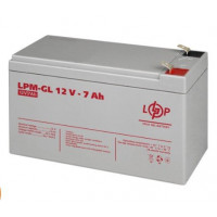 Акумулятор гелевий LogicPower LPM-GL 12V - 7 Ah (LP6560)