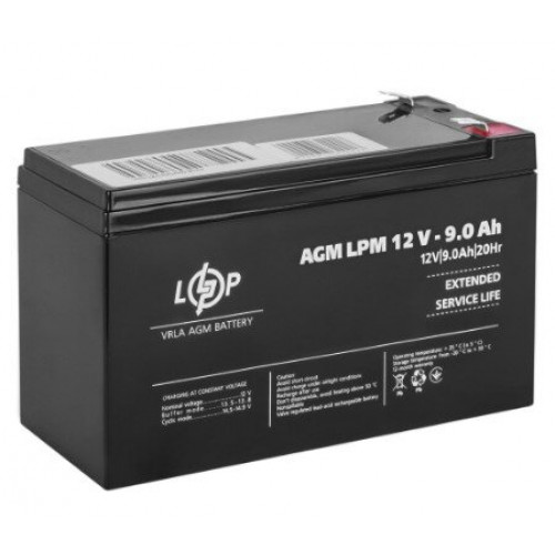 Акумулятор AGM LogicPower LPM 12V-9Ah (LP3866)
