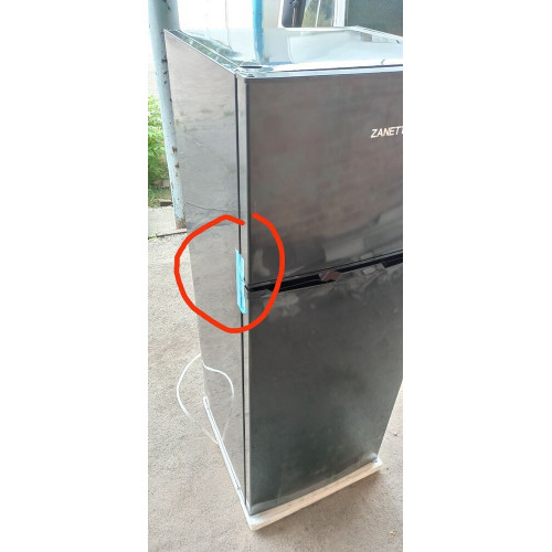 Уценка - Холодильник ZANETTI ST145 Black (144*54см, 213л, ТУРЦИЯ)