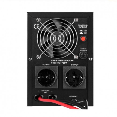 ИБП LogicPower LPY-B-PSW-1000VA+ (700Вт) 10A/20A с правильной синусоидой 12V (LP4151)