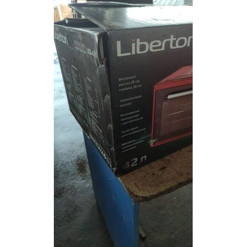 Уценка - Электродуховка LIBERTON LEO-421 White (42л, 2 противня)