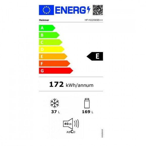Холодильник HEINNER HF-H2206SE++