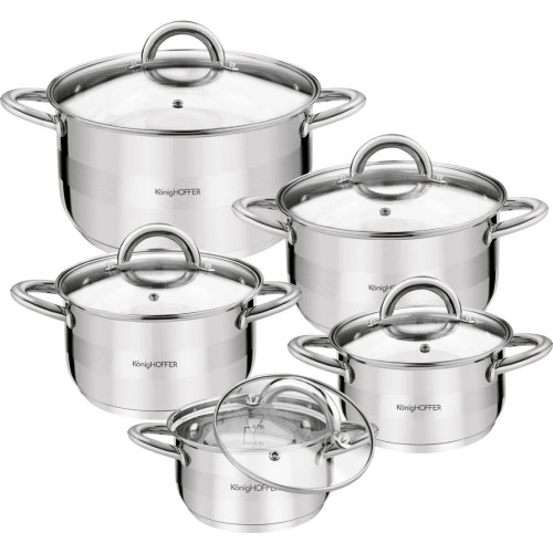 Набор посуды KONIGHOFFER FARO LK240101/LKA-127HFOCO-10PC