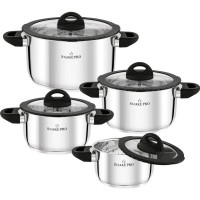 Набор посуды STARKE PRO SANTE LK240506/LKA194HMYIO-8PCSBLACK (8 Пр)