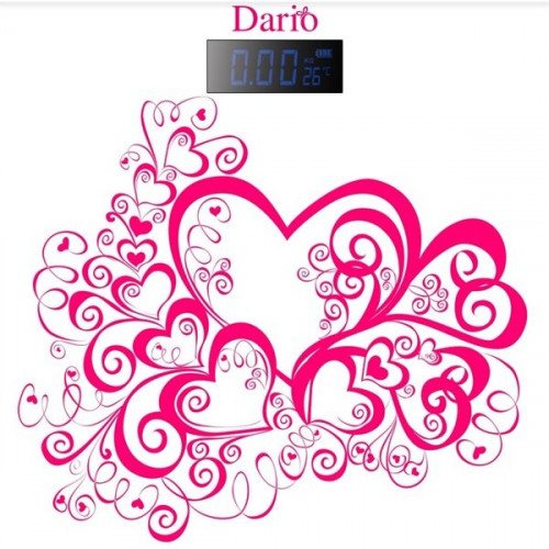 Весы напольные DARIO DFS-2818F Hearts